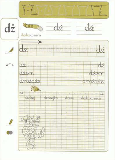 Kaligrafia małych liter i cyfr - KALIGRAFIA MAŁYCH LITER I CYFR 45.JPG