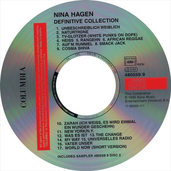 Nina Hagen - Definitive collection - 2004 - Nina Hagen - Definitive collection - cd.jpg
