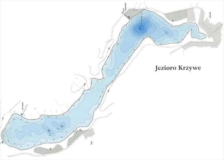 Mapy batymetryczne Pojezierze Ełckie - Jezioro Krzywe.jpg